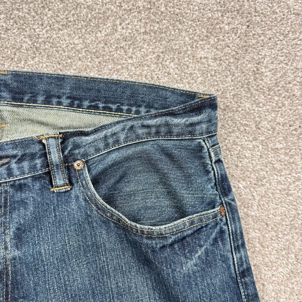 Polo Ralph Lauren Classic Fit Jeans Men's 36x32 Blue 100% Cotton Denim